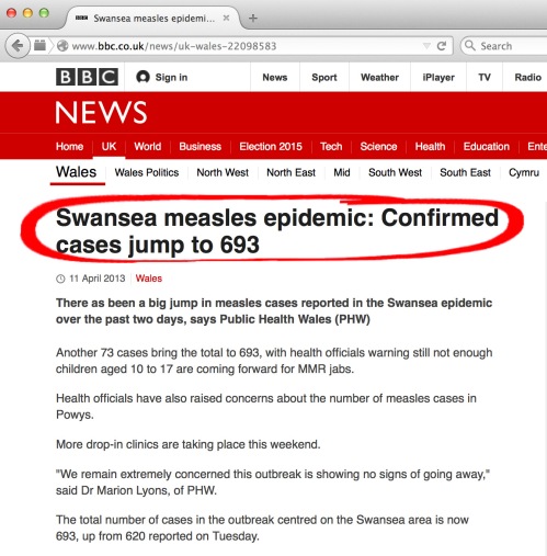 Incorrect and misleading statements as made by the BBC